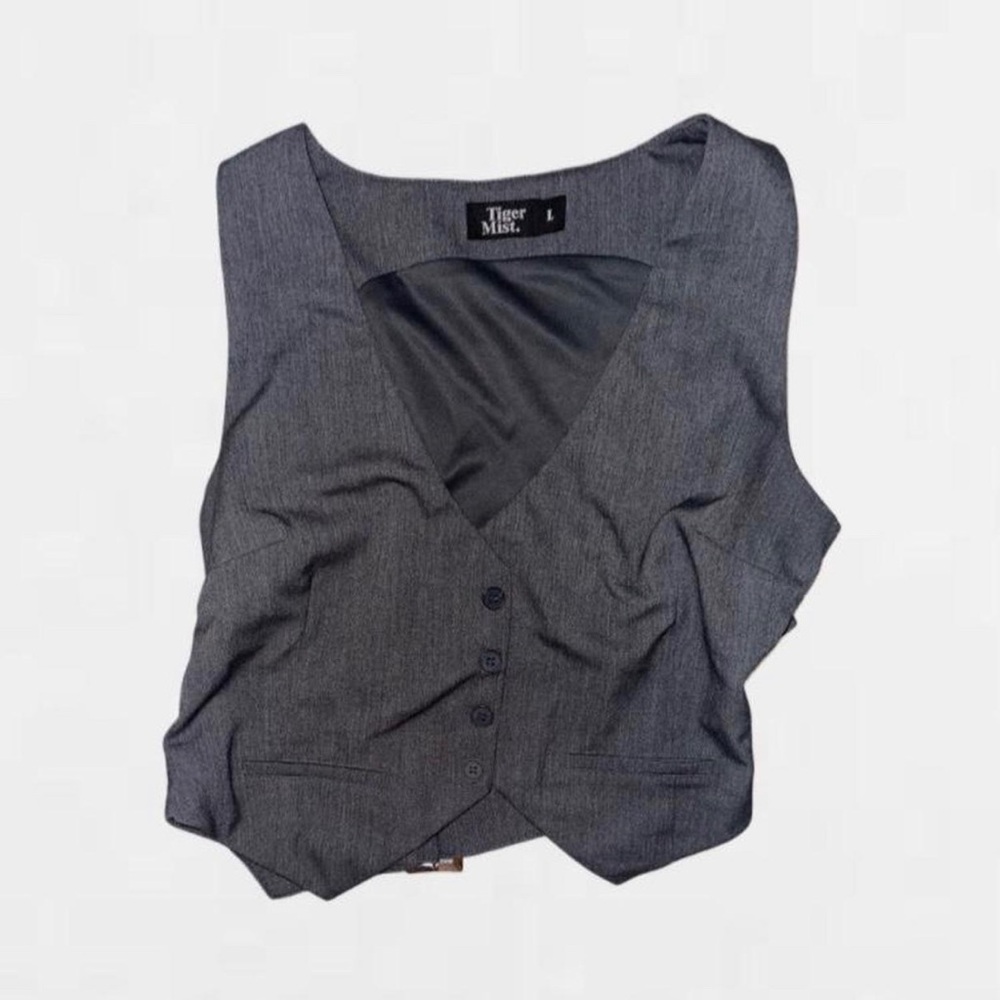 Tiger mist grey vest